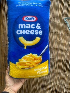 Kraft Mac & Cheese Pillow